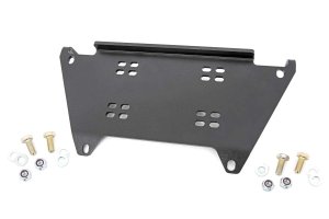 Polaris Ranger XP 1000 Winch Mount - Rough Country - Black - 2017